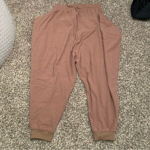 Brown Relaxed Fit Pants
